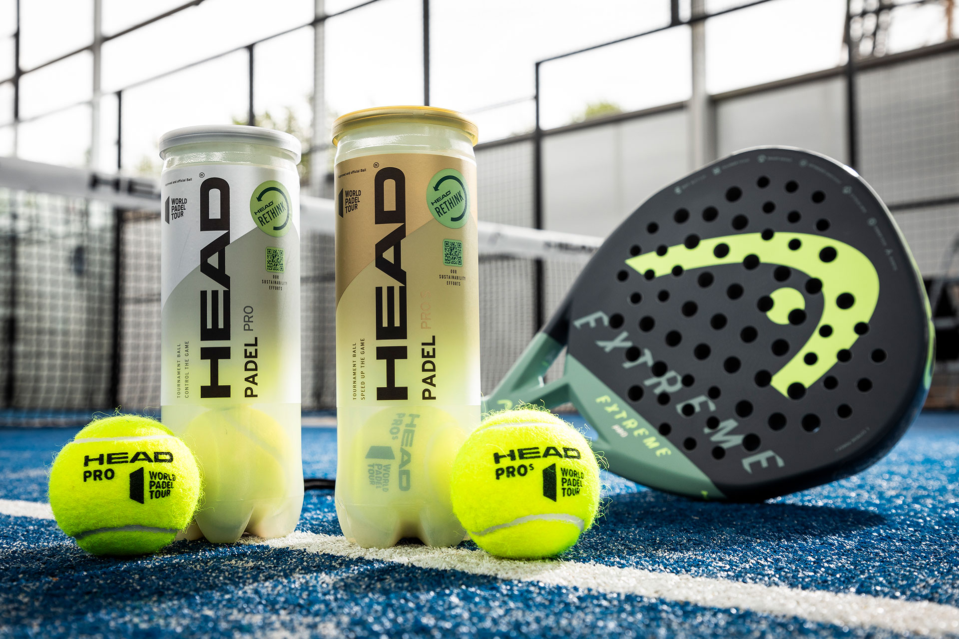 Balles de padel HEAD Pro et Pro S
