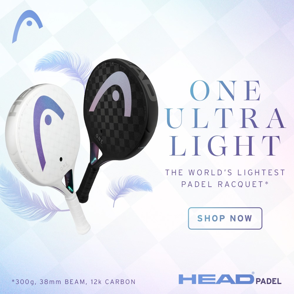 Joueur de padel en action — débuter au padel en Tunisie