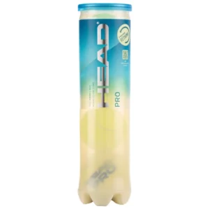 HEAD PRO Tube de 4 balles de tennis
