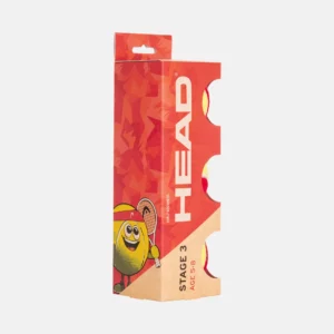 HEAD Red Tube de 3 balles de tennis